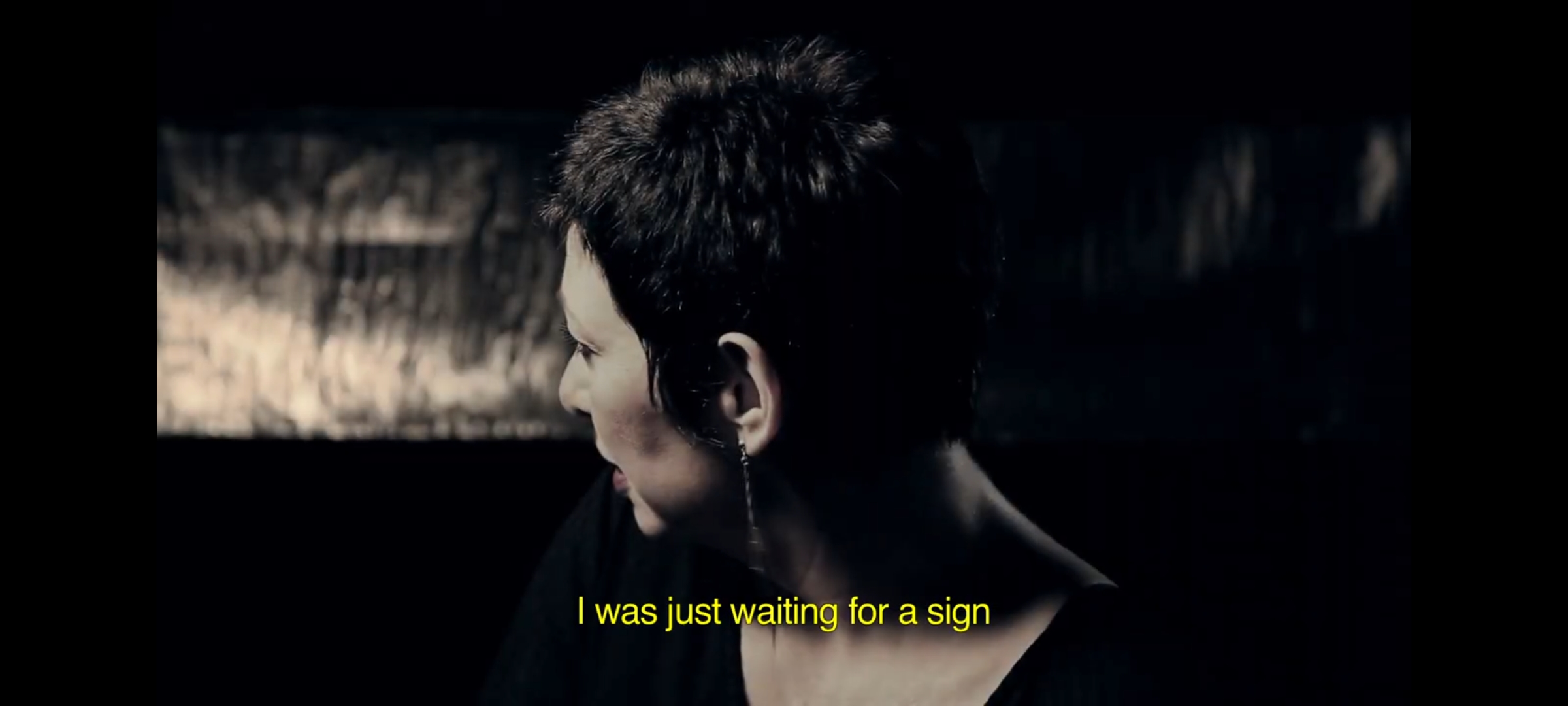Still do vídeo-depoimento de Nevena Mitić