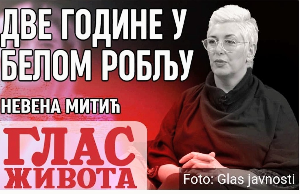 Capa de matéria da revista Glas života sobre Nevena Mitić